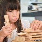 Mallette en bois de 280 planchettes + 1 livre d'art bleu - à partir de 8 ans