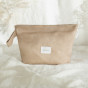 Lin français trousse de toilette - Sand - 34x24 cm