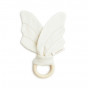 Lin français anneau de dentition - Off White - 21x7 cm
