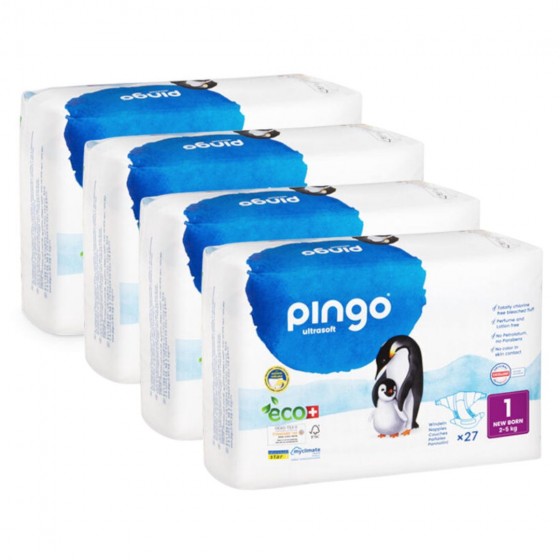 4 X Couches / langes écologiques T1 nouveau-né 2-5kg 4 X Couches / langes écologiques T1 nouveau-né 2-5kg