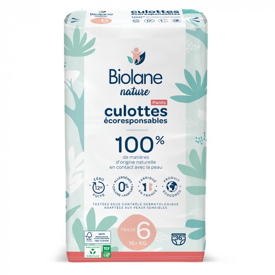 Couches culottes - Taille 6 - 16 Kg et plus - 36 culottes Couches culottes - Taille 6 - 16 Kg et plus - 36 culottes