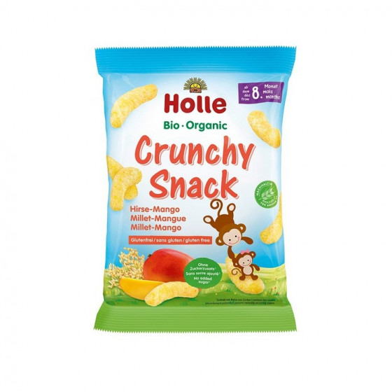 Crunchy Snack bio - Millet-Mangue - 25g - Holle Crunchy Snack bio - Millet-Mangue - 25g - Holle