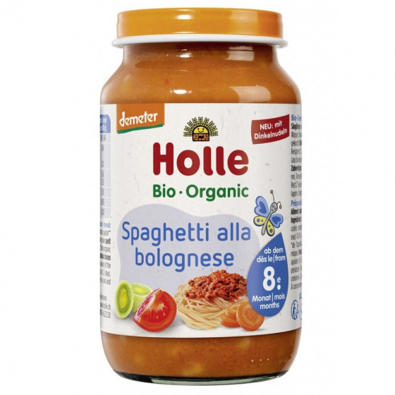 Petit pot bébé - Spaghetti a la Bolognaise - 220g - Holle Petit pot bébé - Spaghetti a la Bolognaise - 220g - Holle