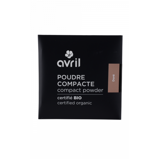 Poudre compacte Doré Certifiée bio - Avril