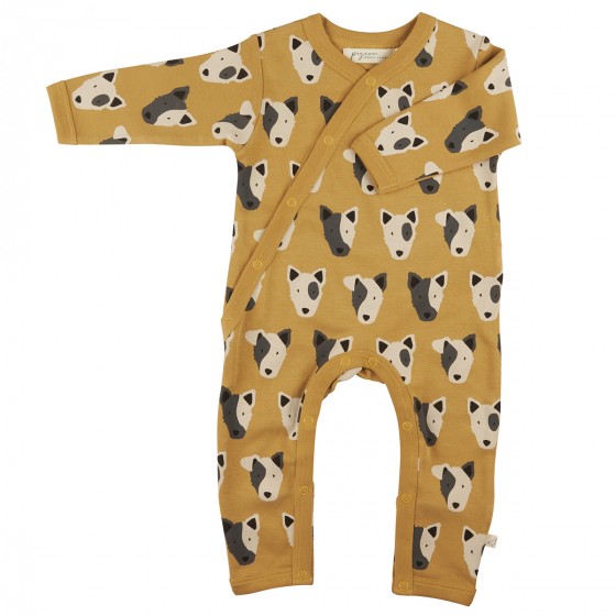 Pyjama kimono en coton bio - Dog Mustard - Pigeon Pyjama kimono en coton bio - Dog Mustard - Pigeon