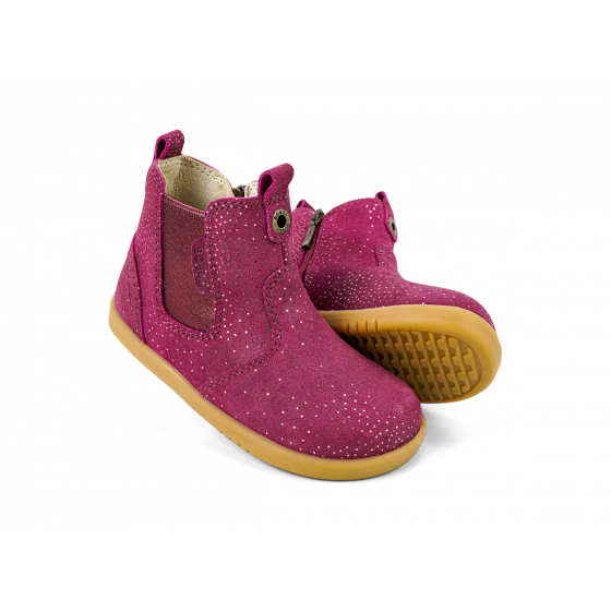 Chaussures Bobux I Walk - Jodhpur Boysenberry Starburst