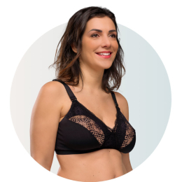 Soutien-gorge d'allaitement Soft Silk Noir - Carriwell