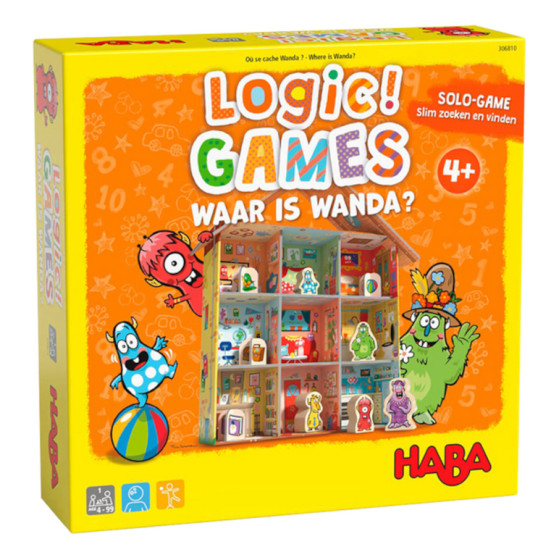 Haba - Logic Games - Jeu de société où se cache Wanda - Version nééerlandophone