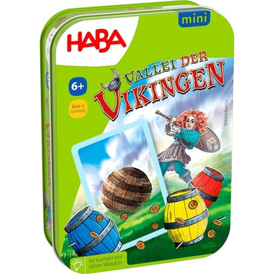 Haba Mini - Jeu de société La vallée des Vikings dès 6 ans - Version néerlandophone