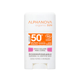 Stick solaire rose BIO SPF 50+ - Alphanova