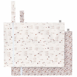 Set de 2 sacs imperméables - Flowers & Goose