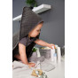 Cape de bain en mousseline - Anthracite