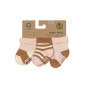 Lot de 3 paires de chaussettes - Terry pink & caramel