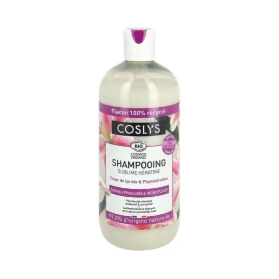 Shampoing BIO cheveux fragilisés lys et kératine 500 ml Shampoing BIO cheveux fragilisés lys et kératine 500 ml