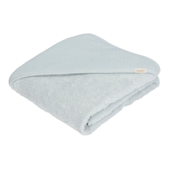Cape de bain Pure Soft Blue - 75x75 cm - Little Dutch Cape de bain Pure Soft Blue - 75x75 cm - Little Dutch