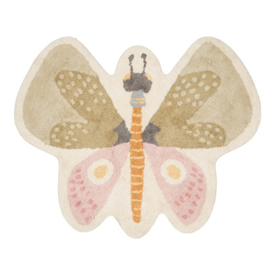 Tapis papillon - 94x110 cm - Little Dutch