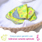 Lingettes lavables pour bébé - Tencel & coton BIO - 5pcs