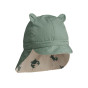 Casquette protège nuque réversible Gorm Crab Sandy / Pepppermint - Liewood