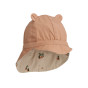 Casquette protège nuque réversible Gorm Peach Seashell / Pale tuscany - Liewood