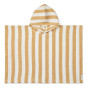 Poncho Paco Y/D stripes White / Yellow mellow - Liewood