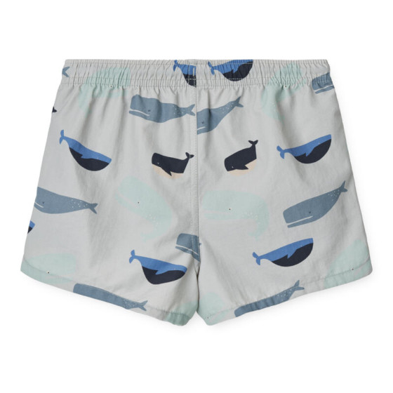 Short de plage Aiden Whales / Cloud blue - Liewood