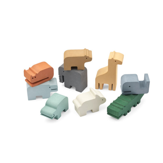 Set d'animaux de bain Pia - Blue multi mix Set d'animaux de bain Pia - Blue multi mix