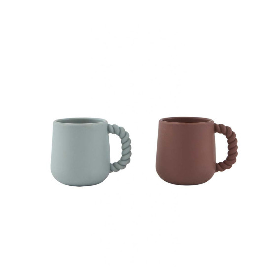 Set de 2 tasses - Choko/Pale Mint Set de 2 tasses - Choko/Pale Mint