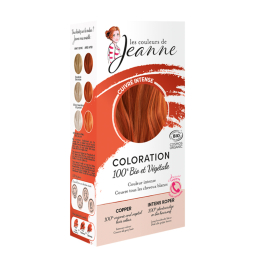 Coloration naturelle 100% végétale cuivré intense 2 x 50 g - Les couleurs de Jeanne