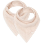 Bavoir bandana Pale Pink - Lot de 2 - Jollein