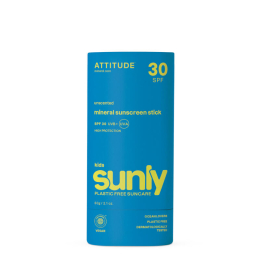 Bâton solaire minéral Sunly enfant sans parfum SPF 30 60 g - Attitude