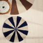 Tapis tufté Arch - Small - Bright Blue & Off-White Tapis tufté Arch - Small - Bright Blue & Off-White