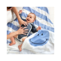 Set de 2 langes tétra XL 120 x 120 cm Happy Rascals Smile Sky blue - Lassig