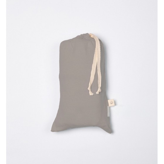 Drap Housse en Coton Bio pour lit bébé - 60x120 cm - Gris Tourterelle Drap Housse en Coton Bio pour lit bébé - 60x120 cm - Gris Tourterelle