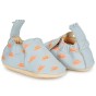 Chaussons en cuir My blumoo Crabe gris - Easy Peasy