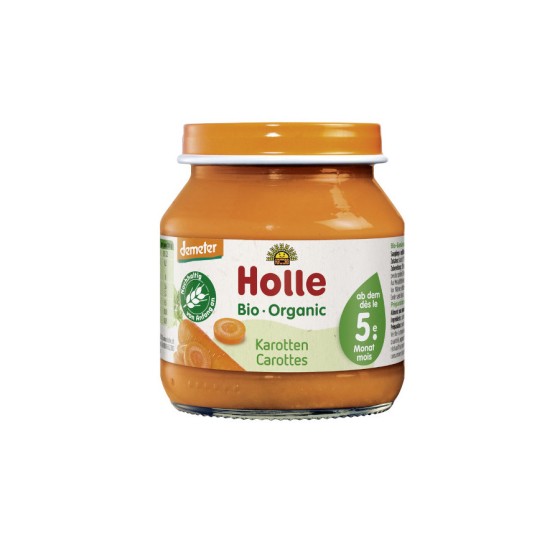 Petit pot bébé carotte 125 g - Holle Petit pot bébé carotte 125 g - Holle