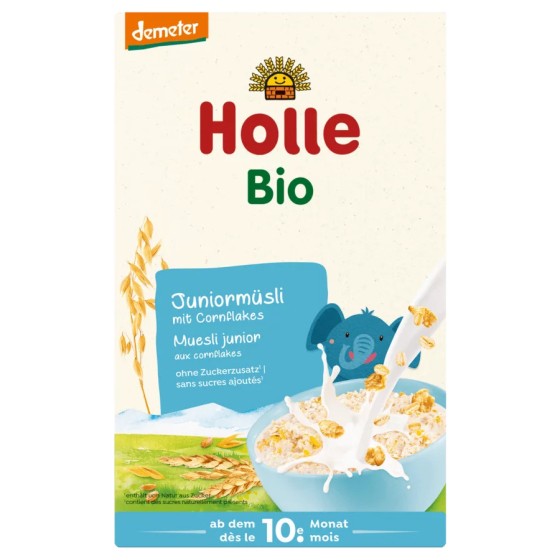 Muesli junior BIO multicéréales avec flocons de maïs dès 10 mois 250g - Holle Muesli junior BIO multicéréales avec flocons de maïs dès 10 mois 250g - Holle
