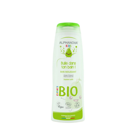 Bain moussant Bio - Bulle dans ton bain - Poire et Kiwi - 250 ml