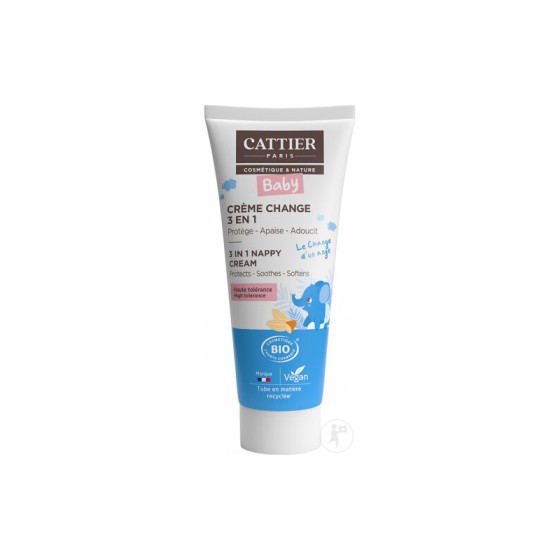 Crème protectrice pour le change 75 ml - Cattier Crème protectrice pour le change 75 ml - Cattier