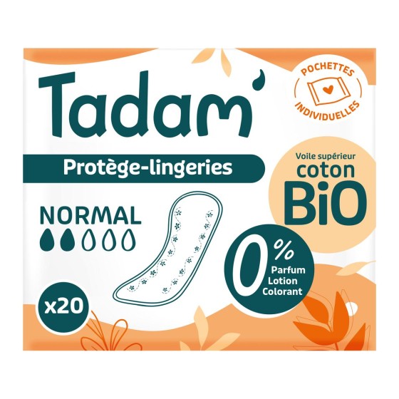 Protège-slip Normal Format pocket 20 pcs - Tadam Protège-slip Normal Format pocket 20 pcs - Tadam