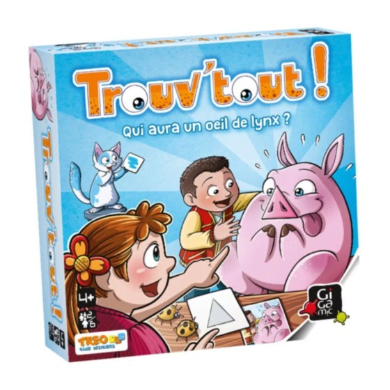 Jeu de société Trouv'tout dès 4 ans - Gigamic Jeu de société Trouv'tout dès 4 ans - Gigamic