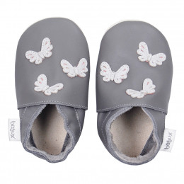 Chaussons 4272 - Papillons gris
