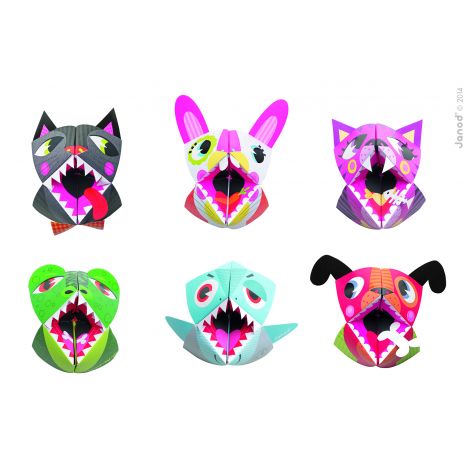 Mallette - 6 marionnettes origami - animaux - à partir de 4 ans Mallette - 6 marionnettes origami - animaux - à partir de 4 ans
