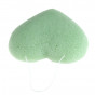 Eponge Konjac "Coeur" - Argile verte / peaux mixtes