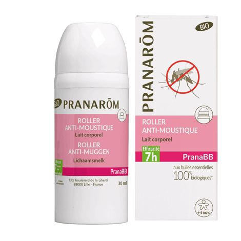 Roller anti-moustiques PranaBB - lait corporel - 30 ml