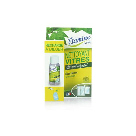Recharge pour spray nettoyant vitres à diluer - 50 ml 
