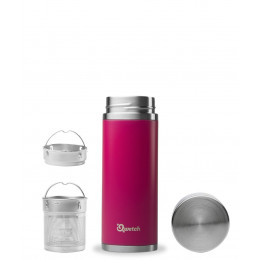 Théière nomade isotherme en inox 300 ml Magenta