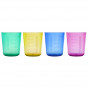 Mini verres multicolores Lot de 4