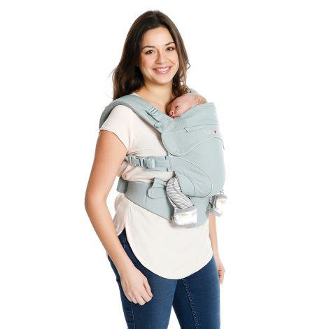 Porte Bebe Physiologique Preforme Flexia Gris Clair