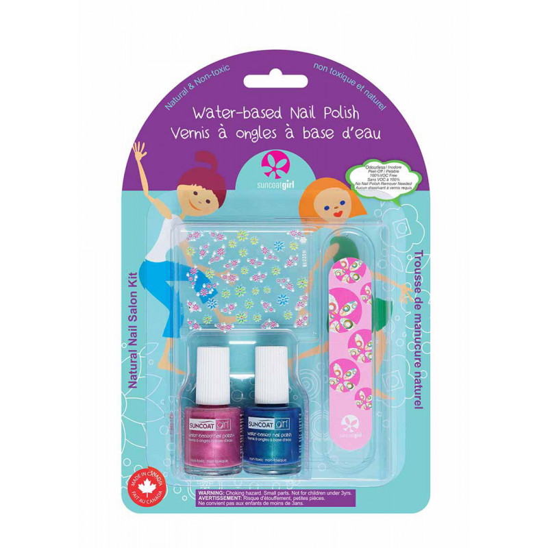 Set De 2 Vernis A Ongles Pour Enfant Et Accessoires A Partir De 3 Ans