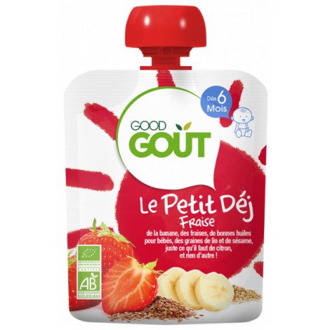 Le Petit Déj Fraise 70g dès 6 mois Le Petit Déj Fraise 70g dès 6 mois